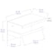 Alfi Brand White Matte Stainless Steel Toilet Paper Holder with Shelf ABTPC66-W - alternate 5